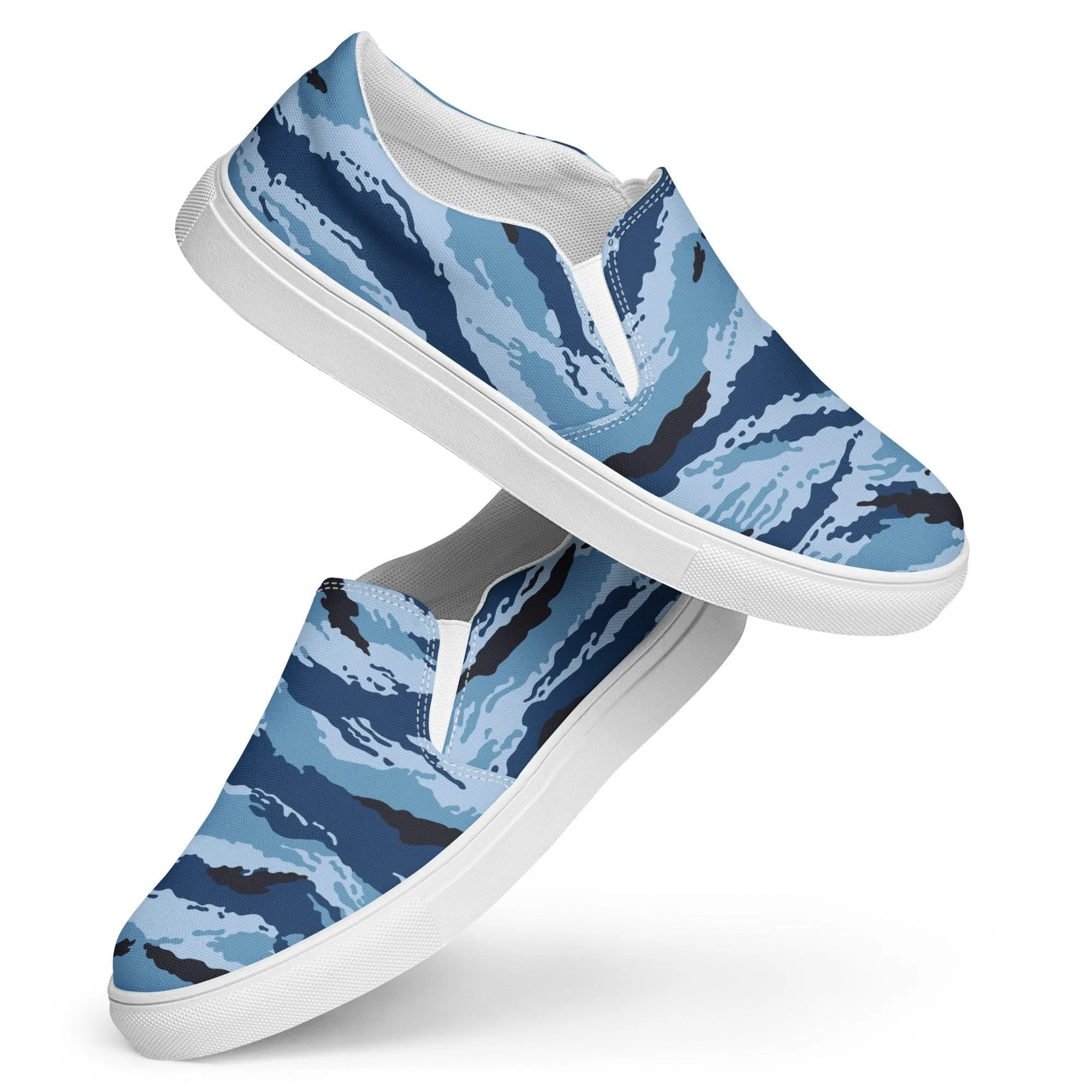 Kamysh Blue Camo Men’s Slip-On Sneaker