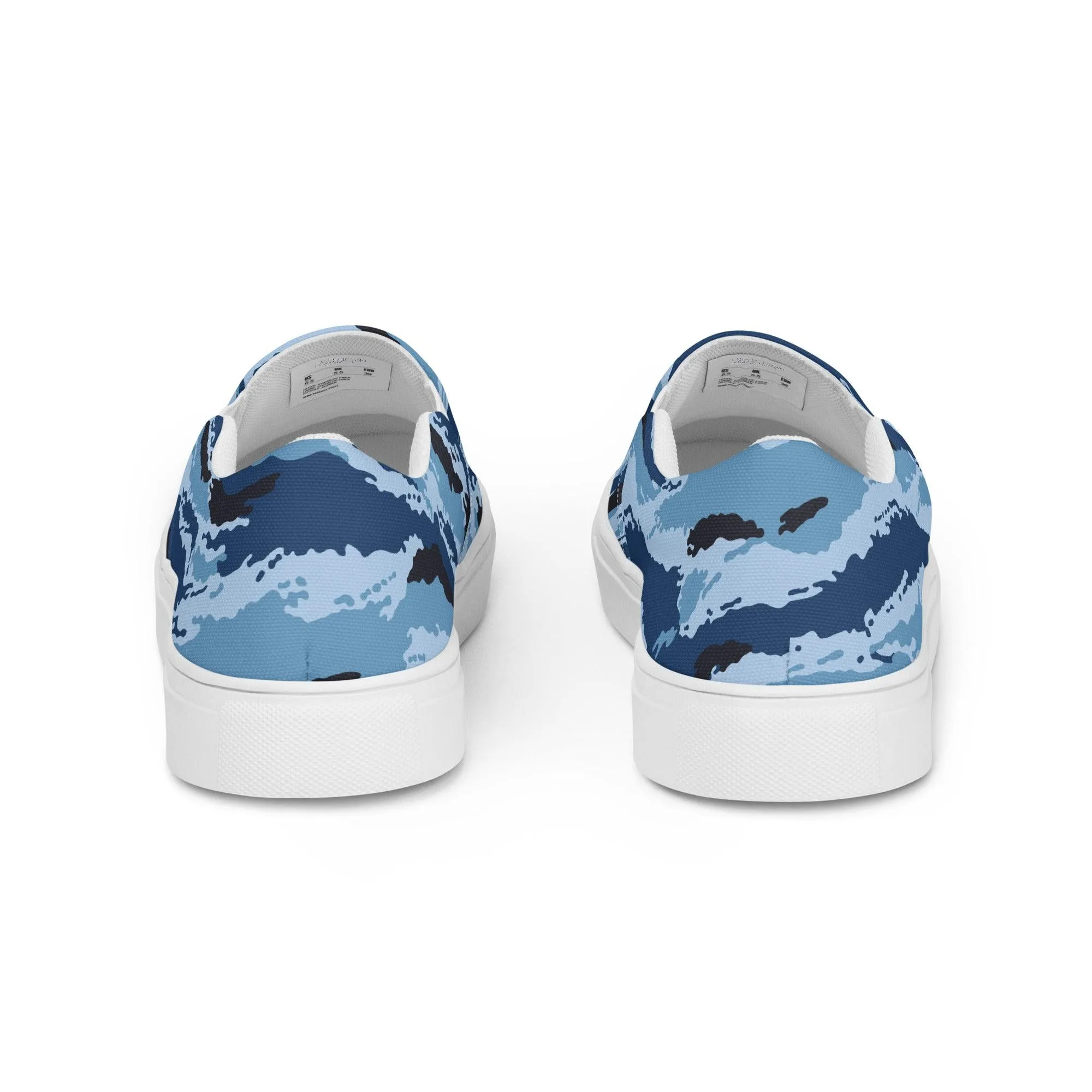 Kamysh Blue Camo Men’s Slip-On Sneaker