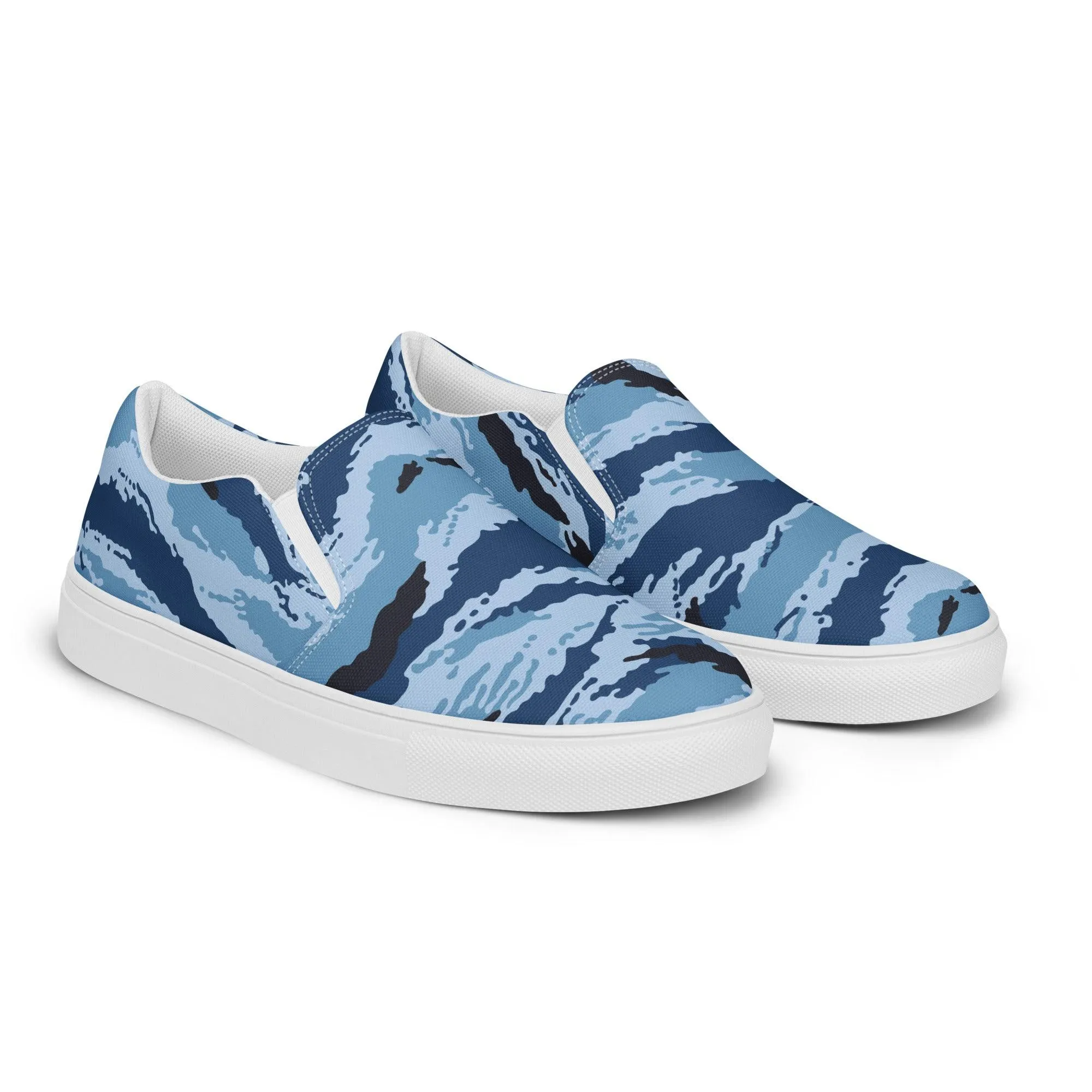 Kamysh Blue Camo Men’s Slip-On Sneaker