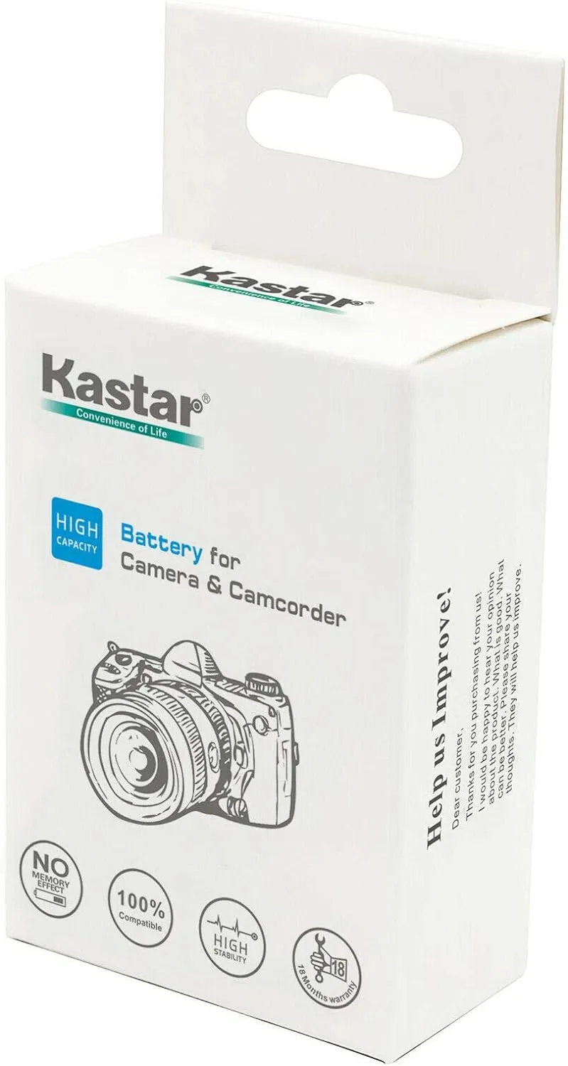 Kastar 3-Pack Battery and AC Wall Charger Replacement for Nikon EN-EL15 EN-EL15a EN-EL15b EN-EL15e Battery, MH-25 MH-25a MH-25b Charger, Nikon MB-D11, MB-D12, MB-D14, MB-D15, MB-D16, MB-D18 Camera