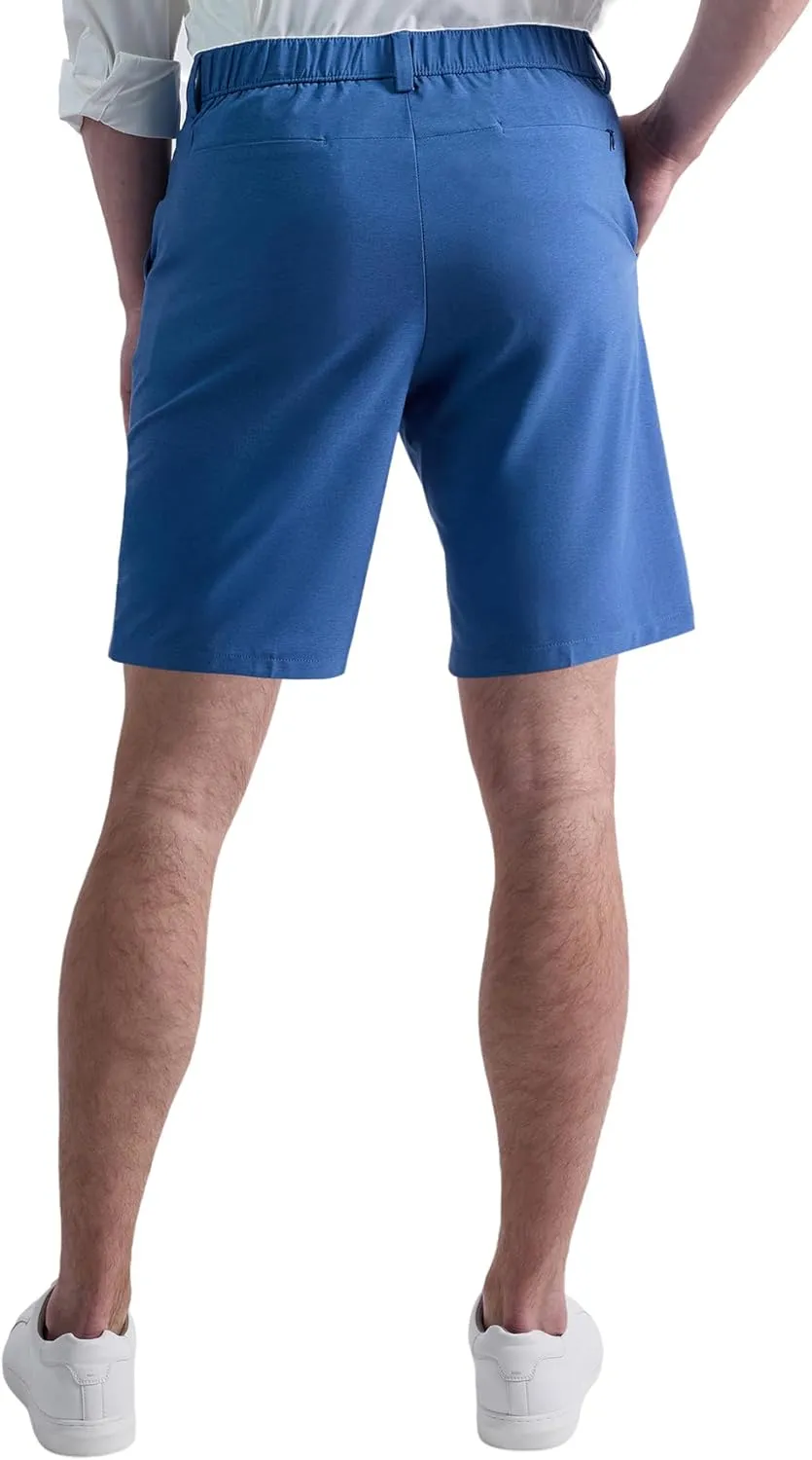 Kenneth Cole REACTION Men's 7 Inch Lightweight Hybrid Stretch Performance Shorts-7 Inseams