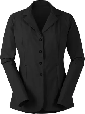 Kerrits Women's Petite Equestrian Stretch Competitor Coat – 4-Snap, Lightweight English Horse Show Jacket, Machine Wash