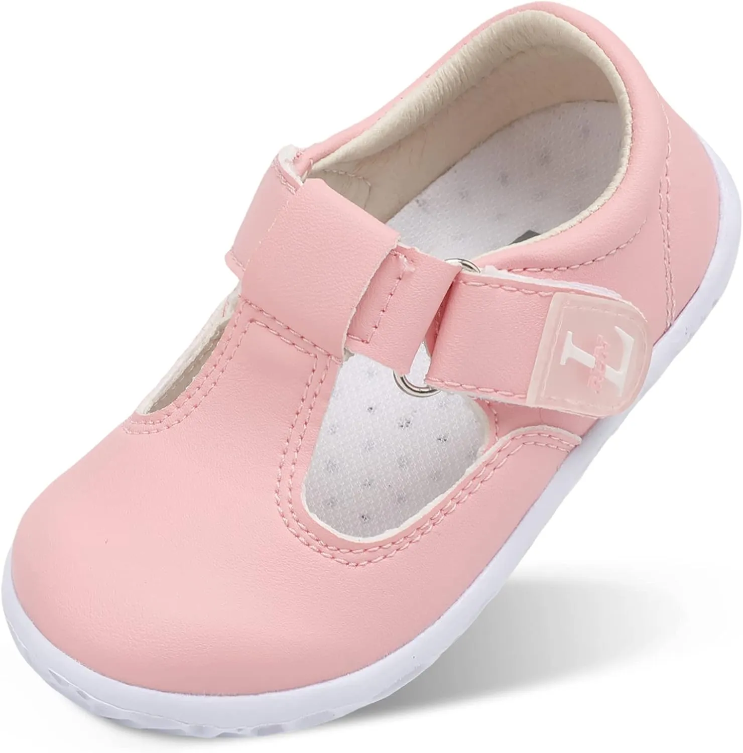 L-RUN Toddler Girls Dress Shoes Lightweight Mary Jane Shoes for Girls Anti-Slip School Shoes for Toddler Girls