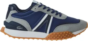 Lacoste Mens L-Spin Deluxe Sneaker, NVY/DK Gry, 8.5