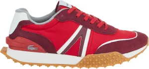 Lacoste Mens L-Spin Deluxe Sneaker, RED/Gry, 11