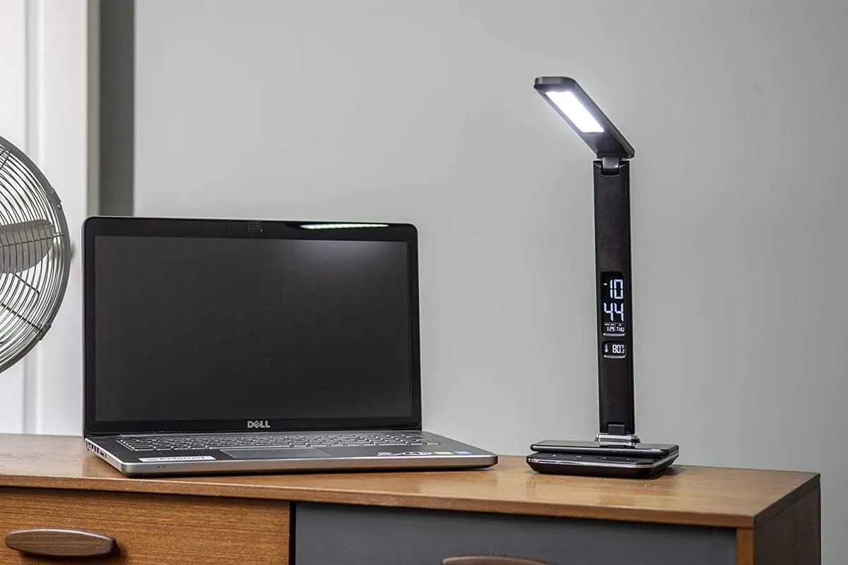 Lamp Flat-rate discount & LED Wireless wirelese with Clock Encrypted Charger with Lamp U13Q Desk Alarm charge-night Table light CRONY Built-in Clock