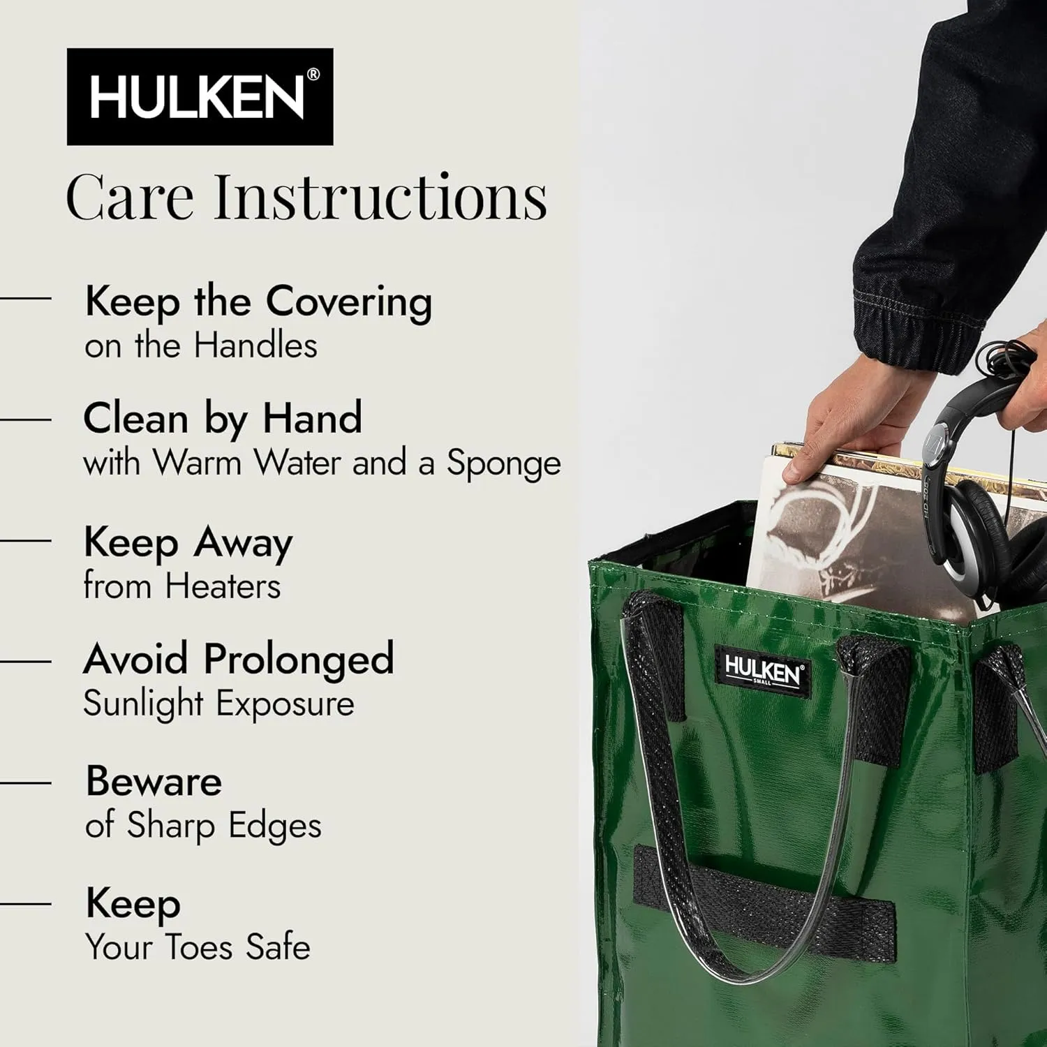 (Large, Forest Green Reusable Grocery Bag On Wheels, Shopping Trolley, Rolling Tote, Zipper Closure, Lightweight, Carries Up to 66 lb, Folds Flat, Unbreakable Handles