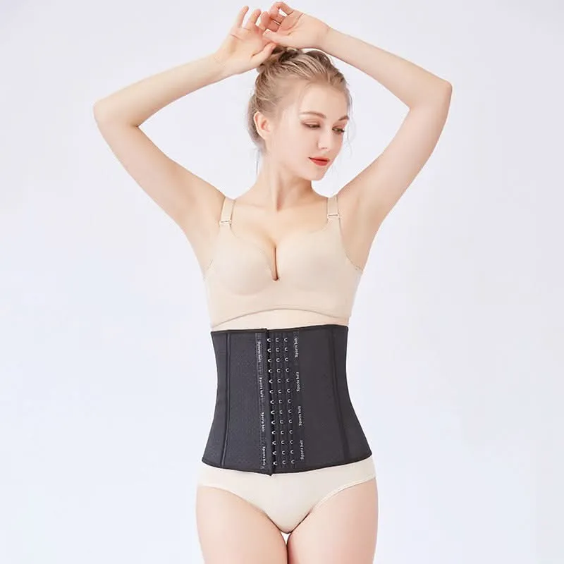Latex Waist Trainer with Steel Bones