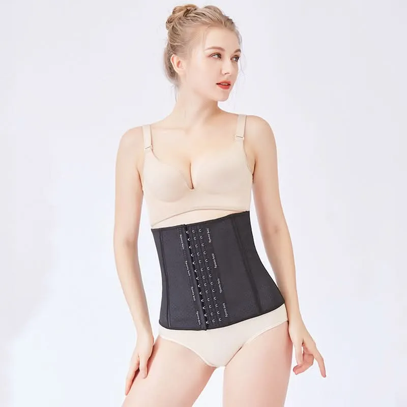 Latex Waist Trainer with Steel Bones