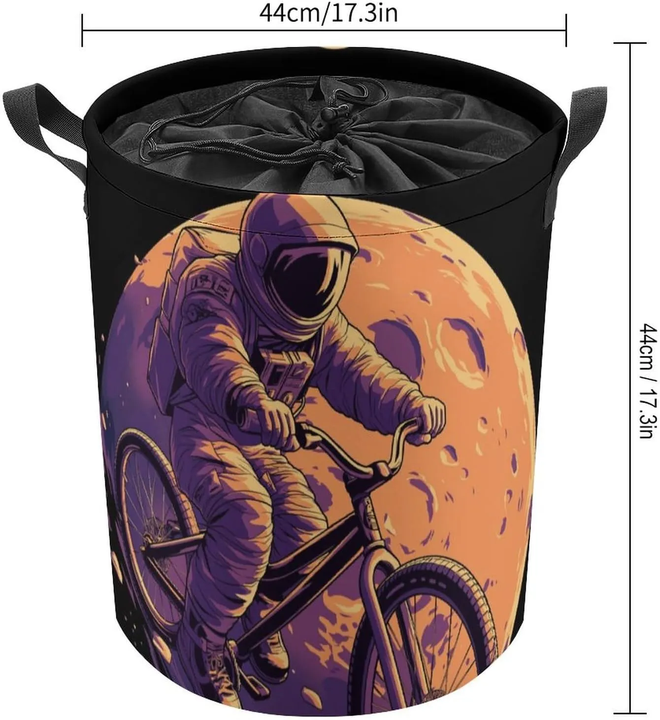 Laundry Hampers, Large Drawstring Laundry Bag, Removable Laundry Bags, Collapsible Storage Bin with Handles for Home Organization, Kids Room, Nursery Bicycles-Equipment And Supplies