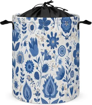 Laundry Hampers, Large Drawstring Laundry Bag, Removable Laundry Bags, Collapsible Storage Bin with Handles for Home Organization, Kids Room, Nursery Textile