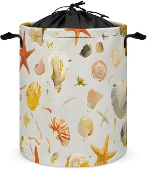 Laundry Hampers, Large Drawstring Laundry Bag, Removable Laundry Bags, Collapsible Storage Bin with Handles for Home Organization, Kids Room, Nursery Vertebrate
