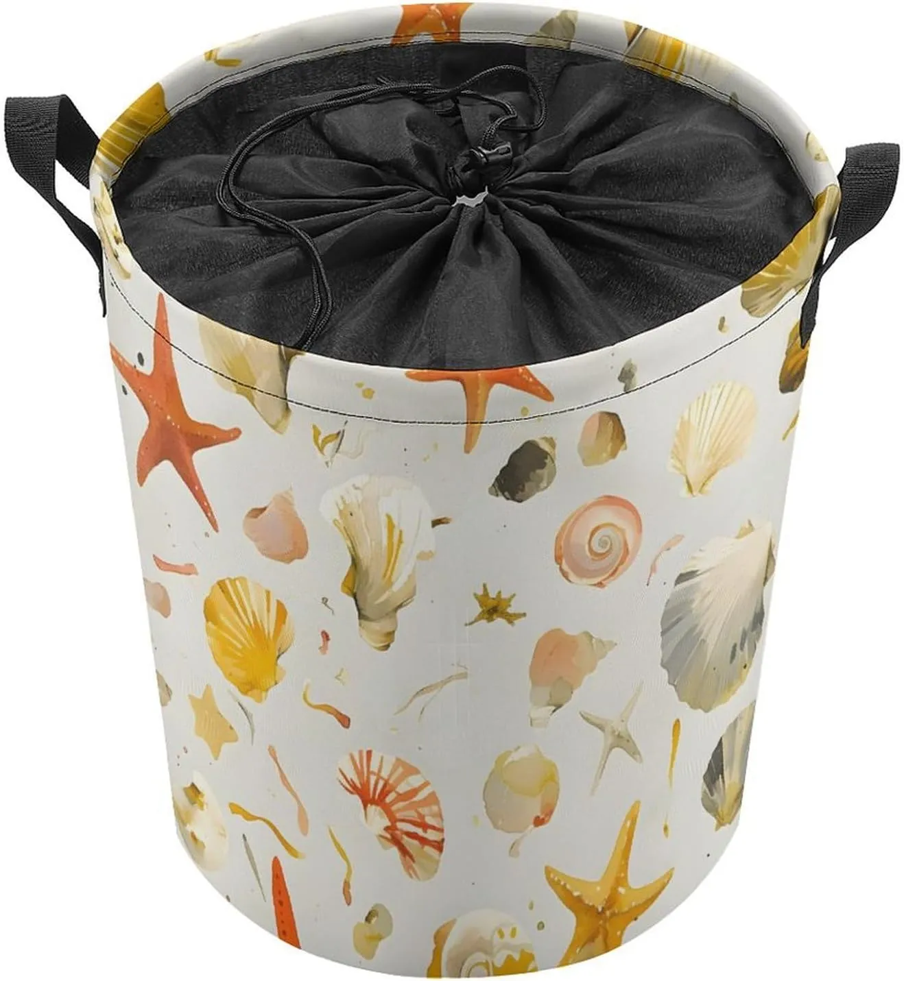 Laundry Hampers, Large Drawstring Laundry Bag, Removable Laundry Bags, Collapsible Storage Bin with Handles for Home Organization, Kids Room, Nursery Vertebrate