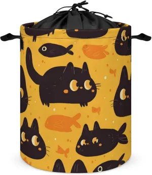 Laundry Hampers, Large Drawstring Laundry Bag, Removable Laundry Bags, Collapsible Storage Bin with Handles for Home Organization, Kids Room, Nursery Vertebrate