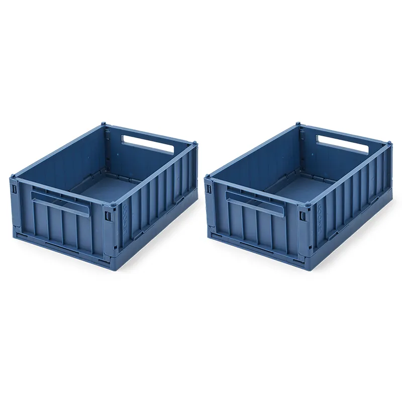 Liewood  Foldable storage box S set of 2 'Weston' Indigo Blue