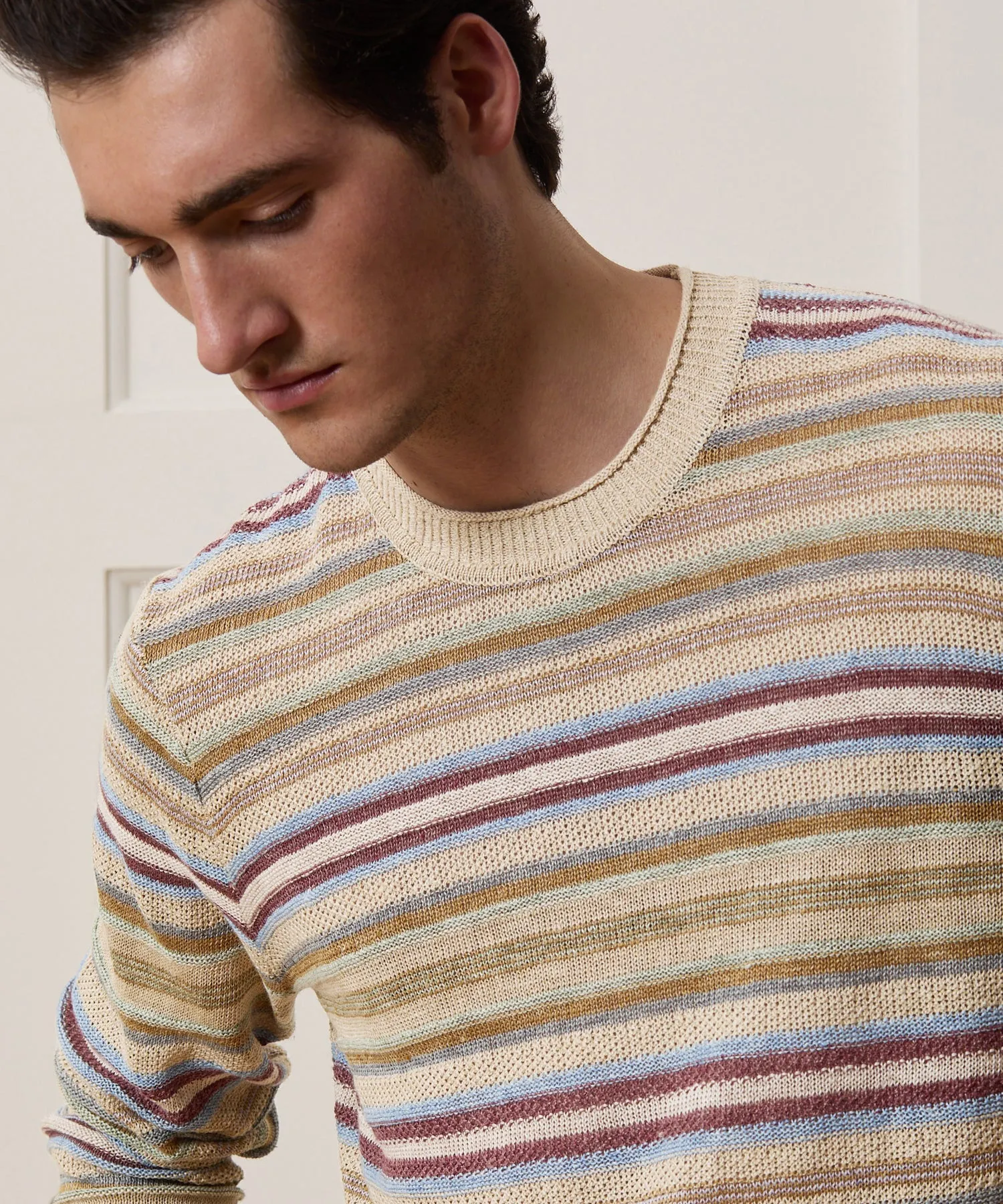 Lightweight Linen Crewneck Sweater