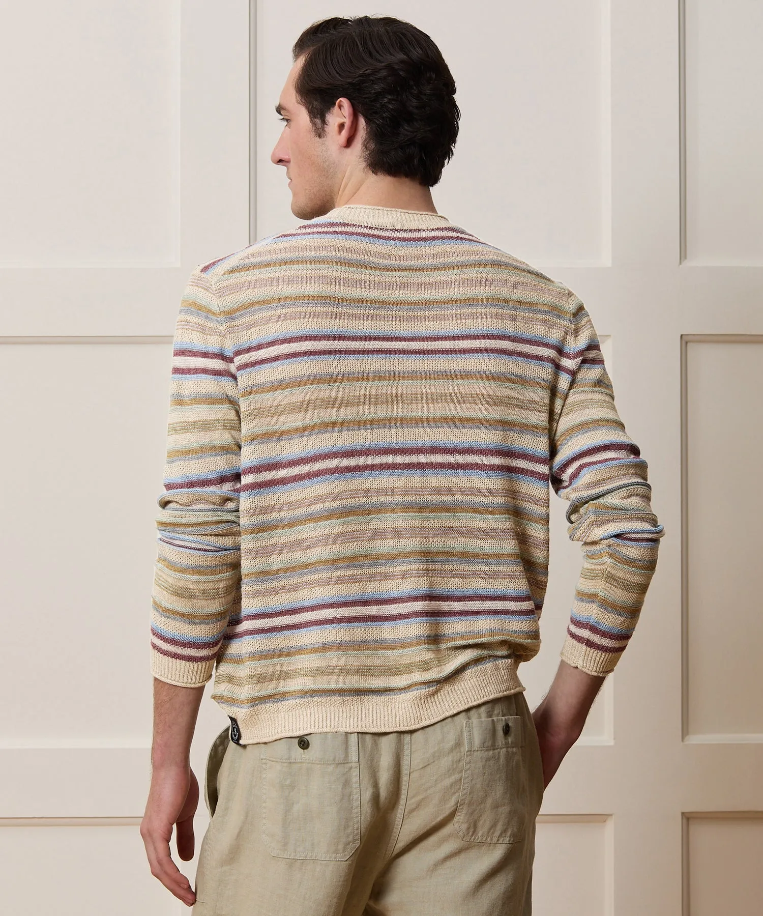 Lightweight Linen Crewneck Sweater