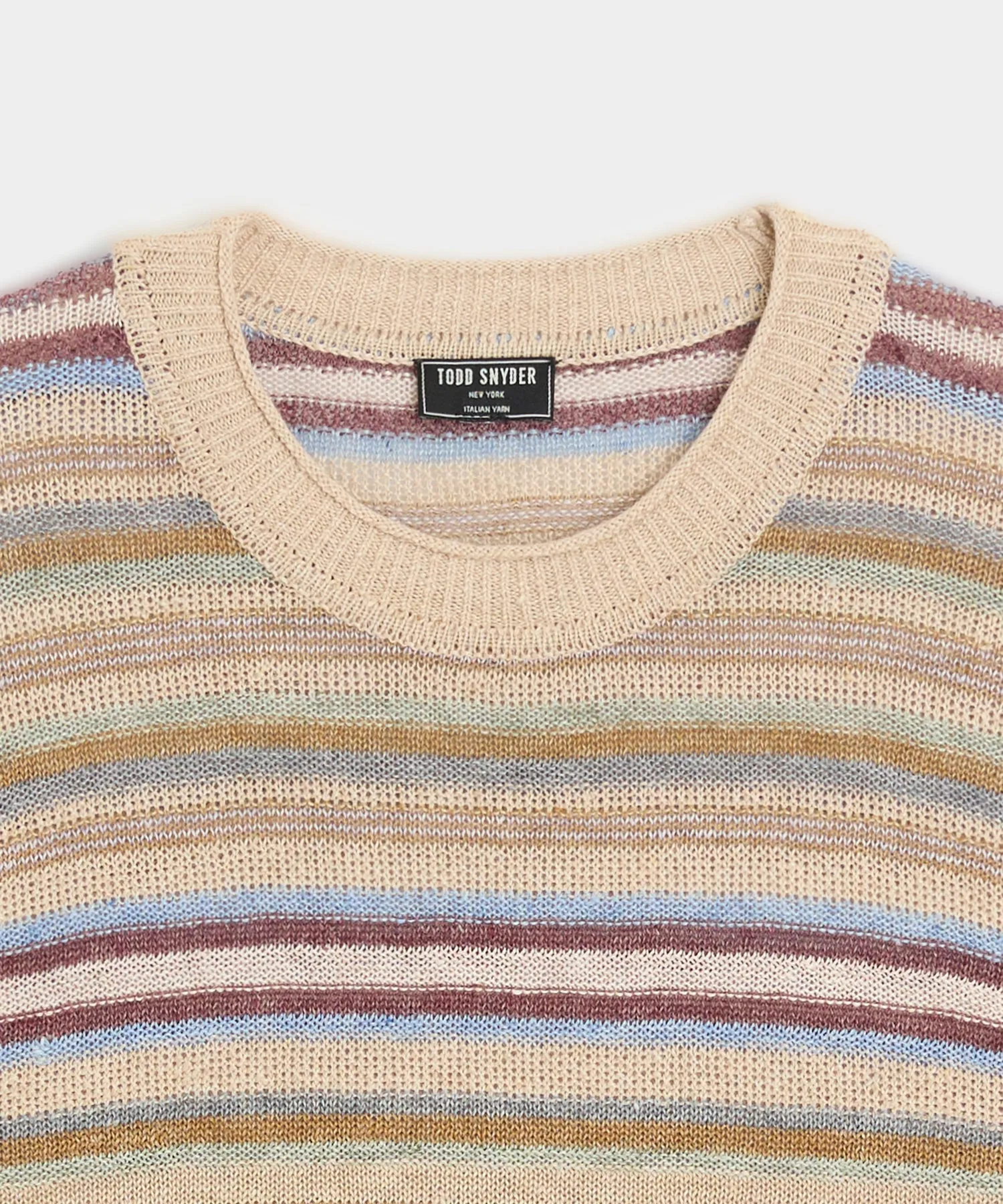 Lightweight Linen Crewneck Sweater