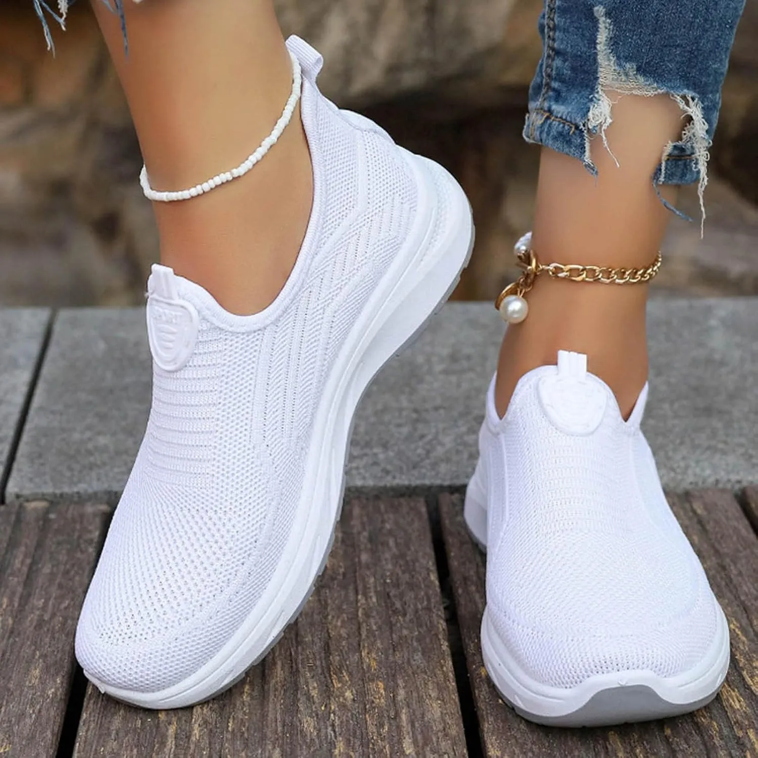 Loafers for Women Casual Women's Comfortable & Lightweight Loafers Slip On Sneakers Flat Women Water River Rafting Shoes