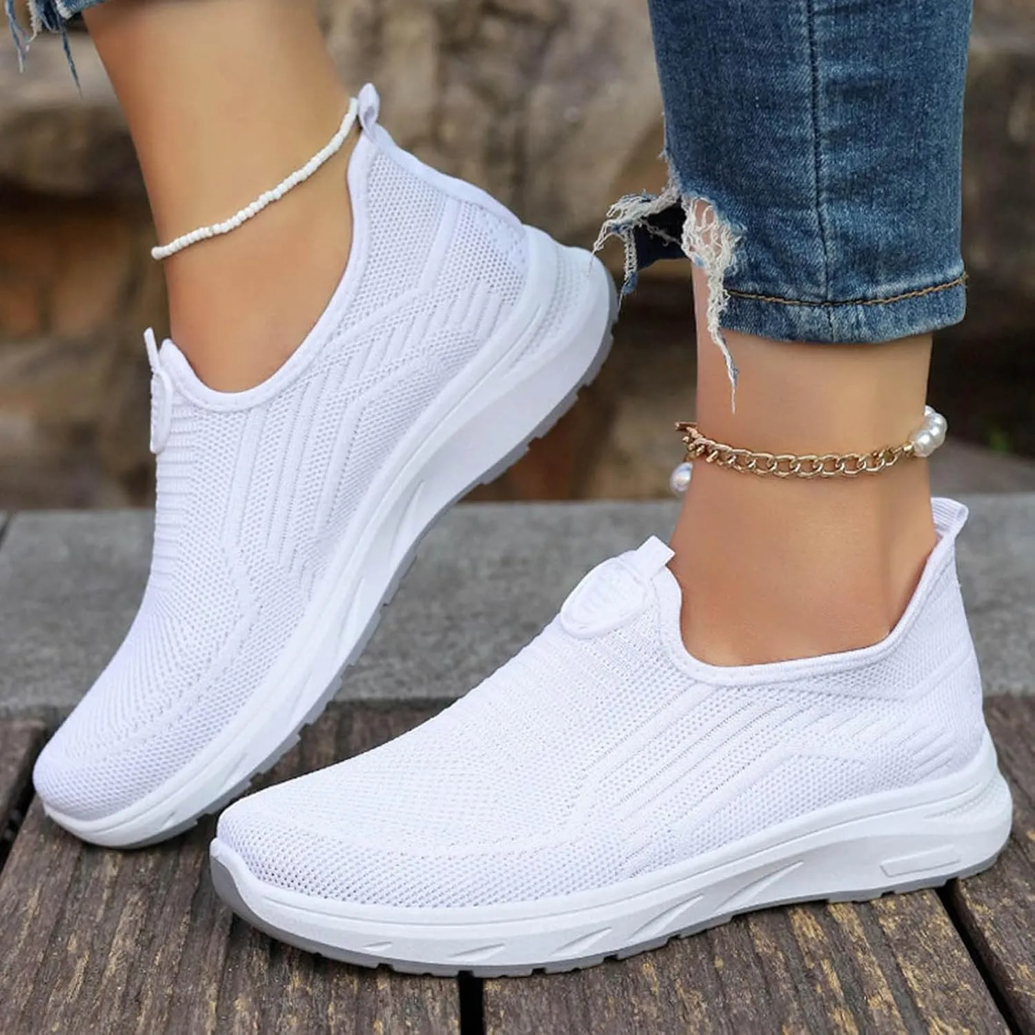 Loafers for Women Casual Women's Comfortable & Lightweight Loafers Slip On Sneakers Flat Women Water River Rafting Shoes