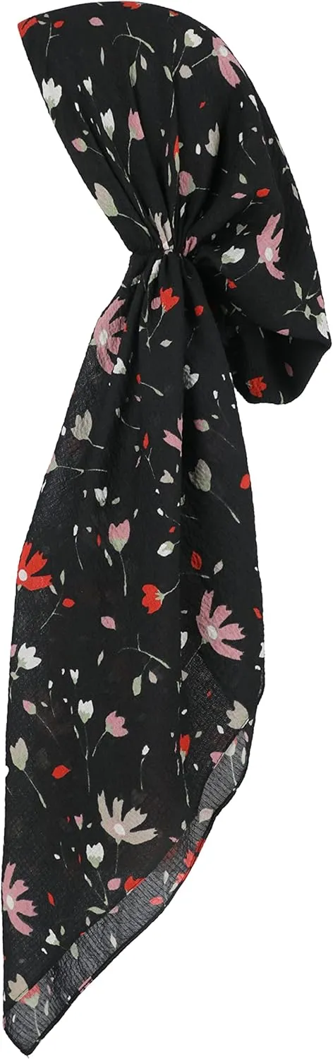 Madison Headwear Pretied Head Scarves for Women Featuring Lightweight Crimped Material and Attractive