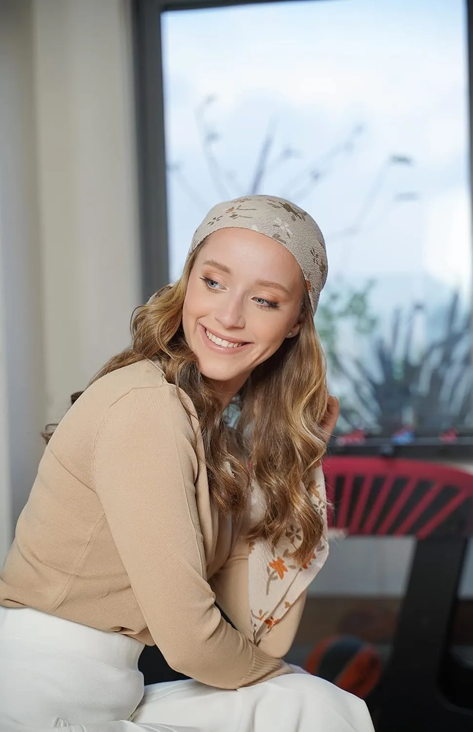 Madison Headwear Pretied Head Scarves for Women Featuring Lightweight Crimped Material and Attractive