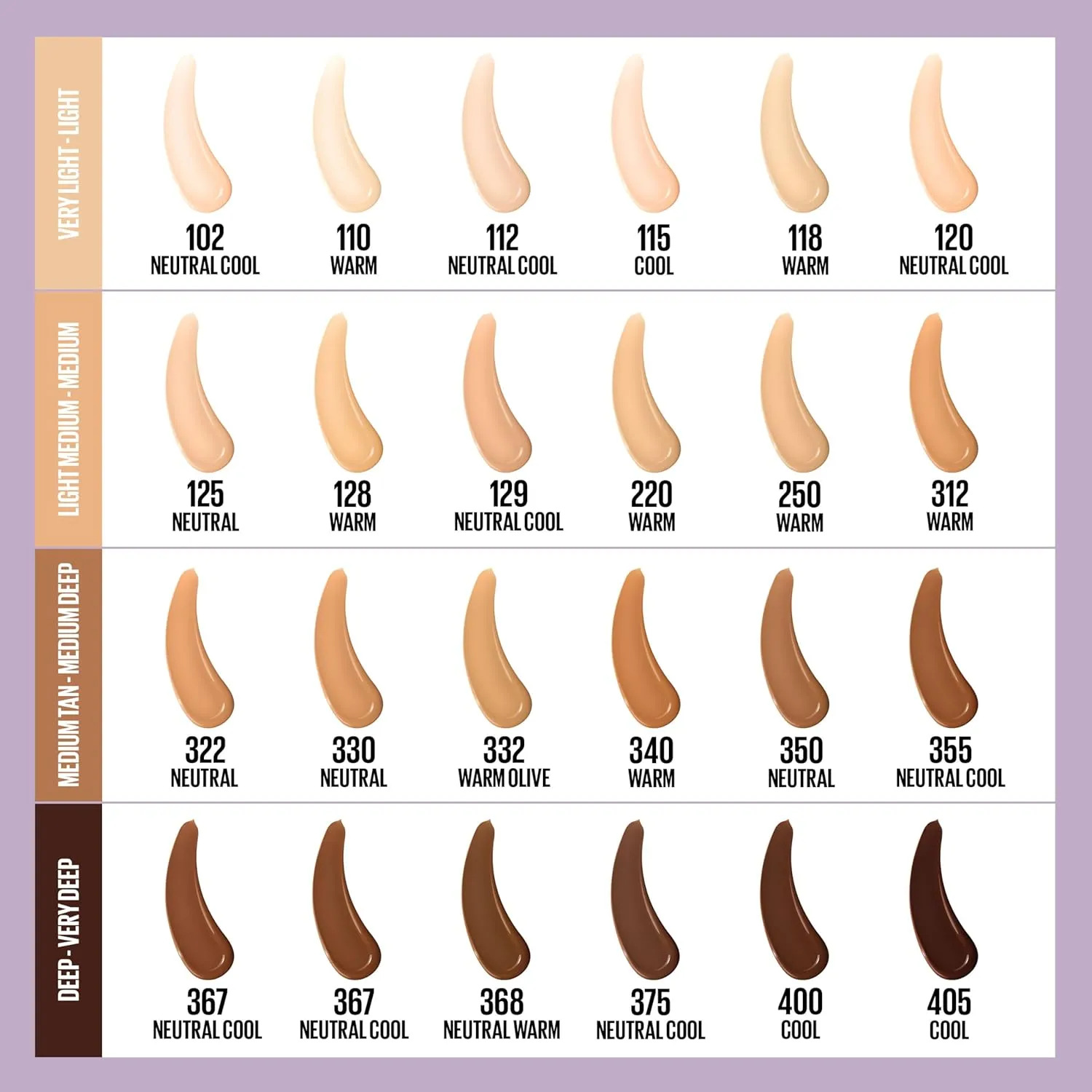 Maybelline Super Stay Lumi-Matte Foundation, Lightweight and Buildable Full Coverage Foundation Makeup For Up To 30HR Wear, 102, 1 Count