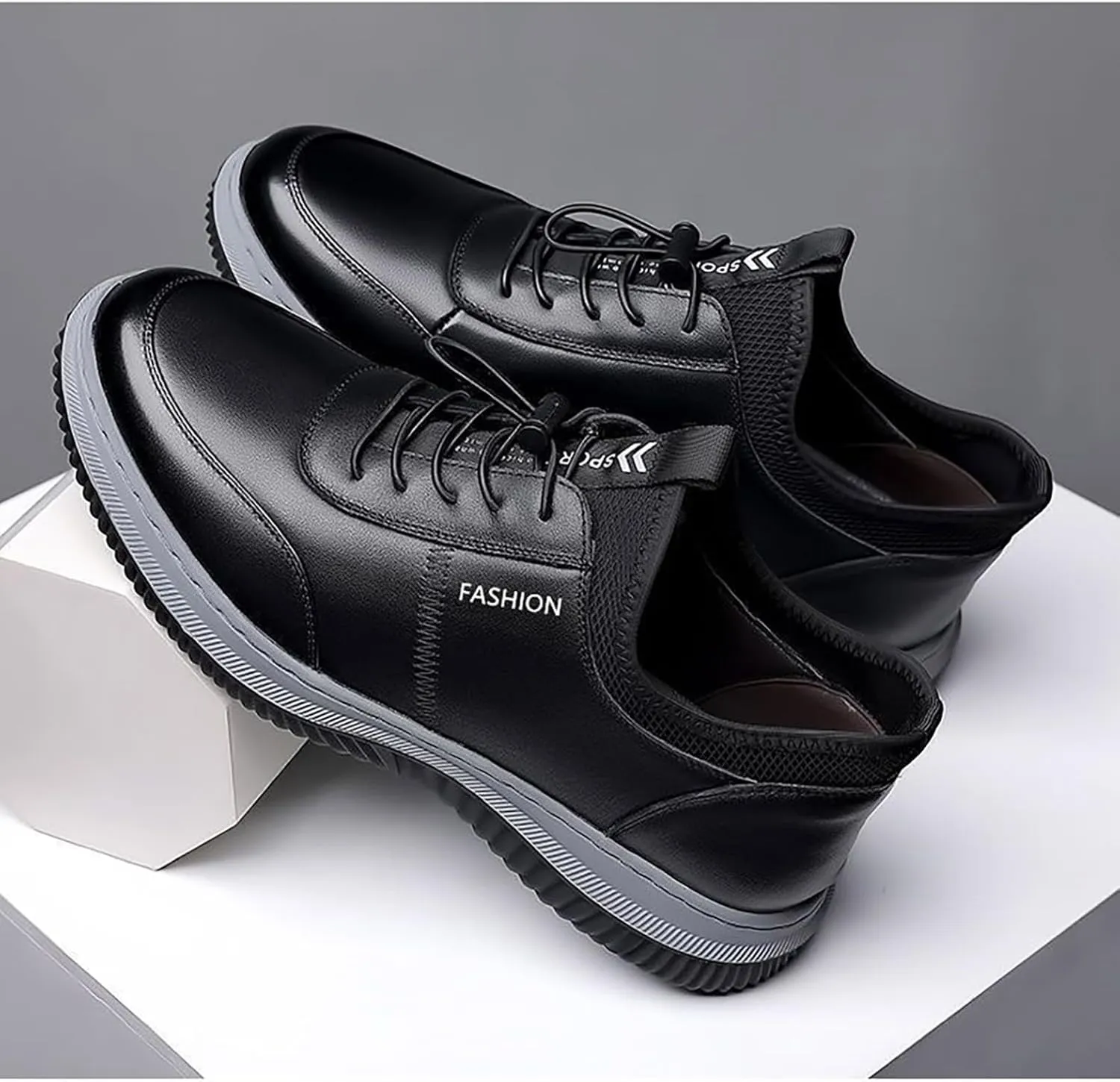 Men Flat Mesh Sneaker Breathable Lightweight Solid Color Fashion Casual Shoes for Men Summer and Autumn