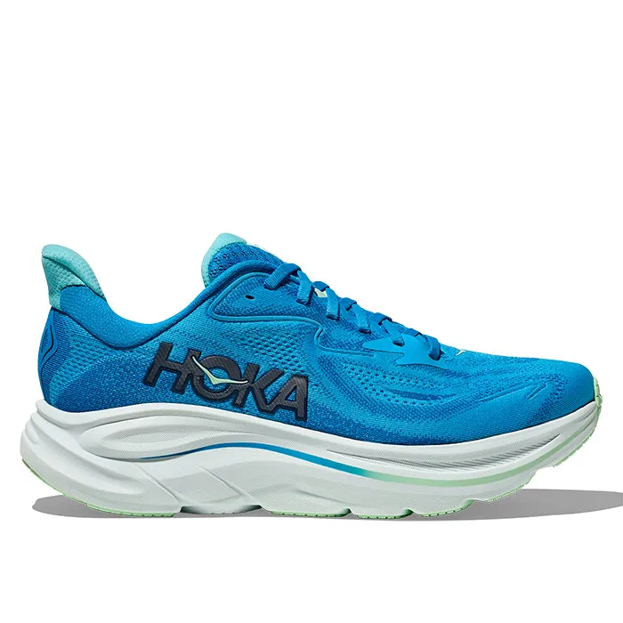 Mens Hoka Clifton 10 in Hoka Blue/Skyward Blue