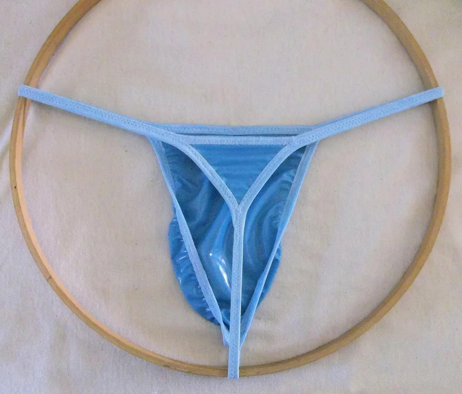 Mens LATEX RUBBER Thong G String Thong BABY