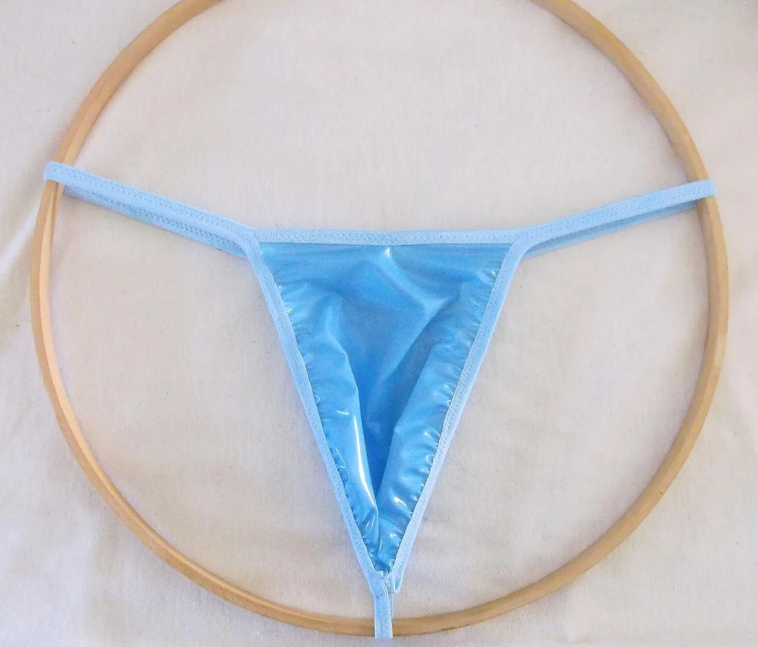 Mens LATEX RUBBER Thong G String Thong BABY