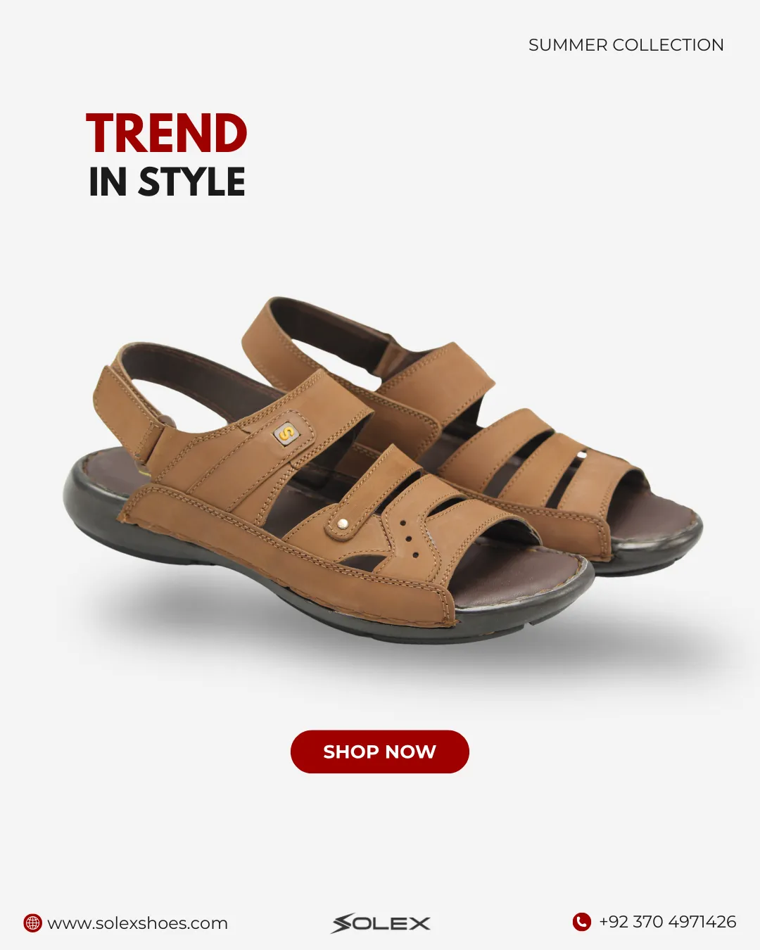 Men's Leather Sandal ( Medicated )