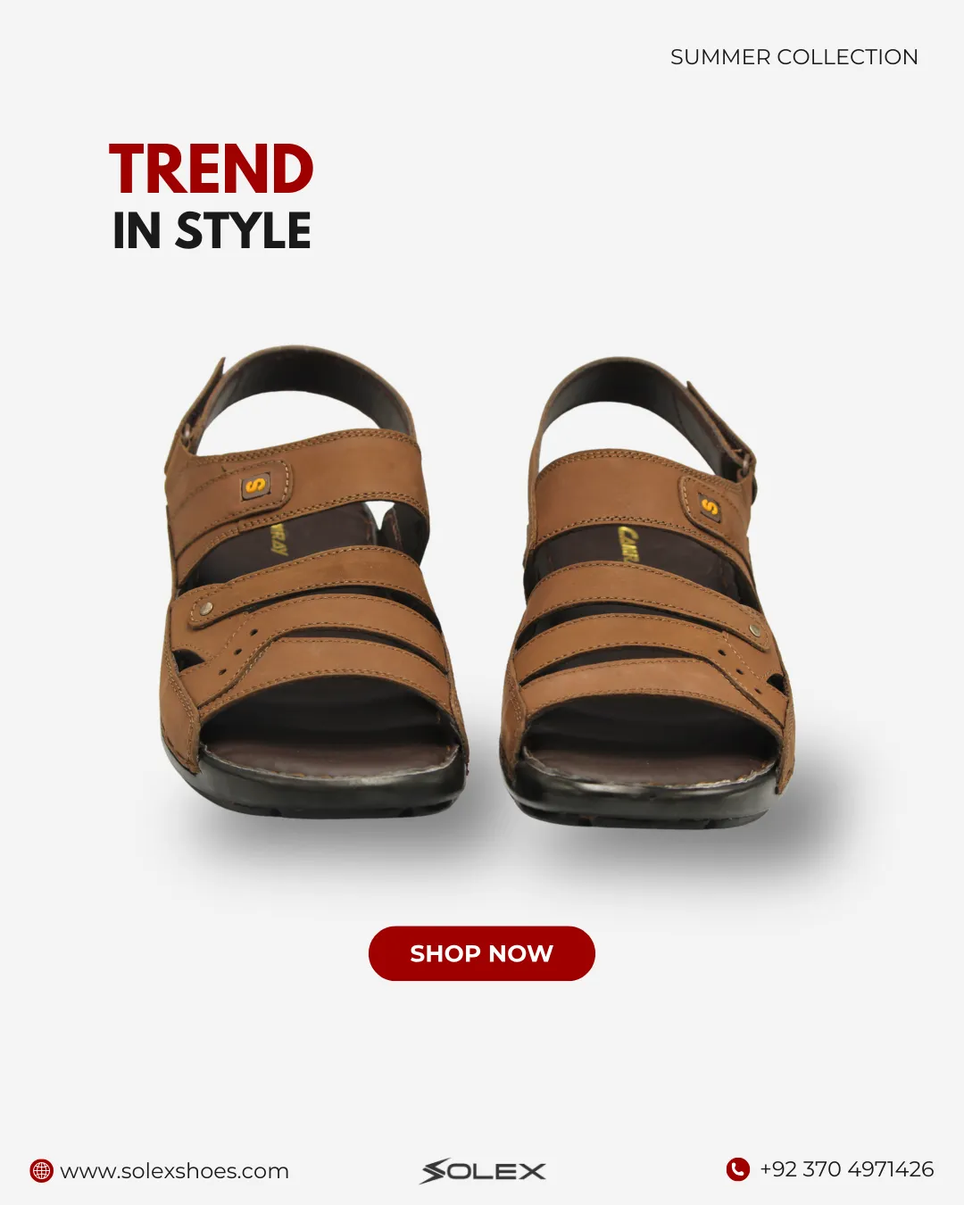 Men's Leather Sandal ( Medicated )