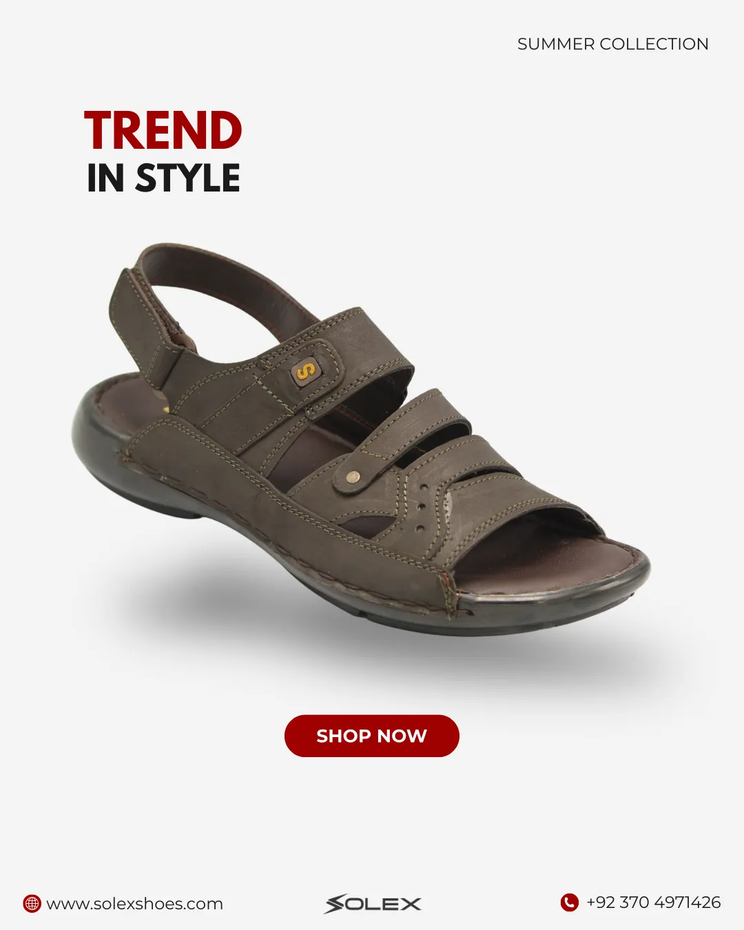 Men's Leather Sandal ( Medicated )