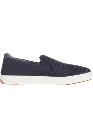 Men's OluKai Lae'ahi Slip-On Sneakers in Blue Depth/Blue Depth