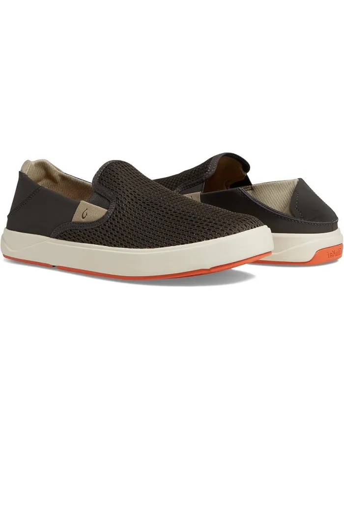 Men's OluKai Lae'ahi Slip-On Sneakers in Blue Depth/Blue Depth