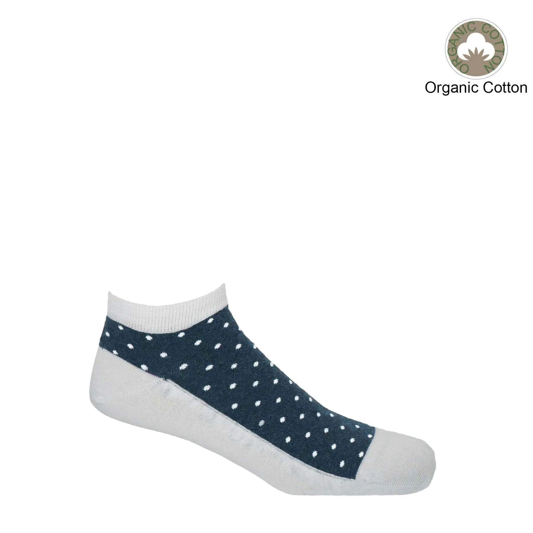 Men’s Organic Cotton Trainer Sock Bundle | White & Grey