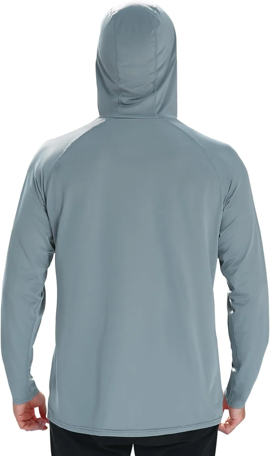 Men's Sun Protection Hoodie Shirts UPF 50  Long Sleeve SPF UV Rash Guard Fishing Hiking Lightweight