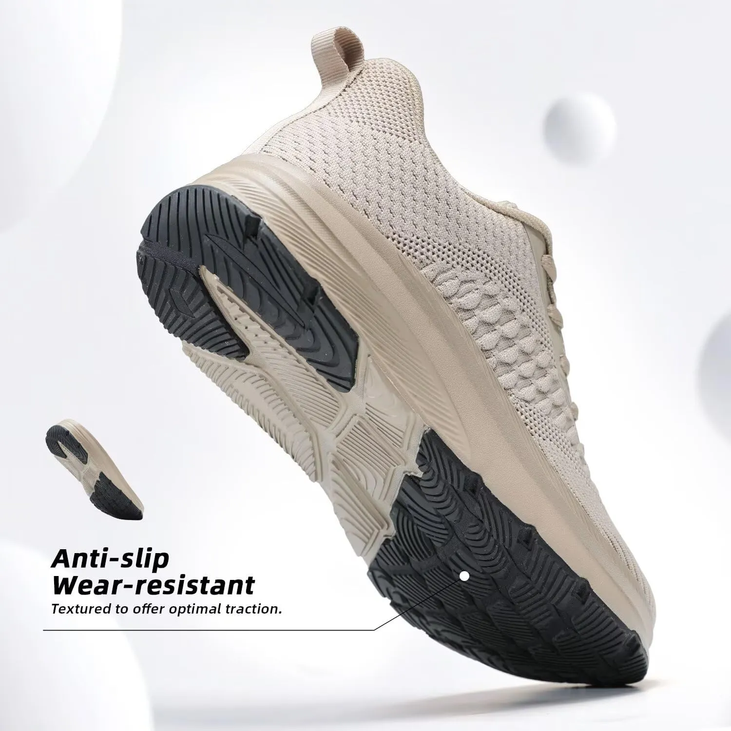 Men's Wide Toe Walking Shoes Casual Trail Running Sneakers Cross-Trainer Tennis Non Slip Athletic Gym Workout Soft Sole