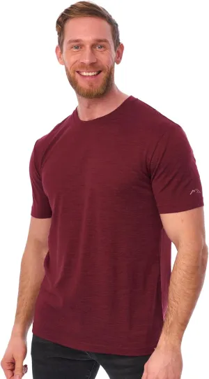 Merino.tech Merino Wool T-Shirt Mens - 100% Merino Wool Undershirt Lightweight Base Layer
