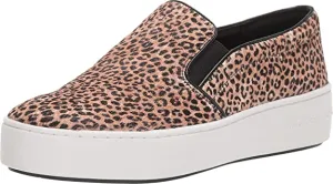 Michael Michael Kors Women's Trent Genuine Calf Hair Slip-On Sneaker, Size 7 M Dark Camel