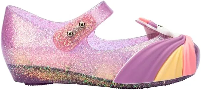 mini melissa Girl's Ultragirl Unicorn Ballet Flat