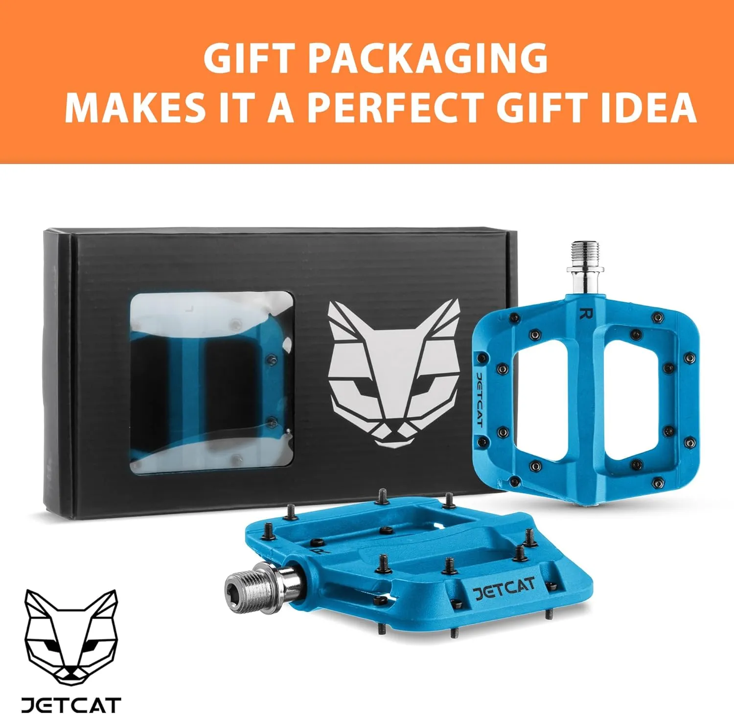 Mountain Bike Pedals Flat - MTB Pedals Flat, Bicycle Pedals for BMX/MTN/Road/Gravel/EBike, BMX Pedals, Platform Pedals, Adults & Kids Bike Replacement Upgrades Parts 9/16