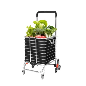 Mountview Foldable Shopping Cart Trolley HW0033-BK