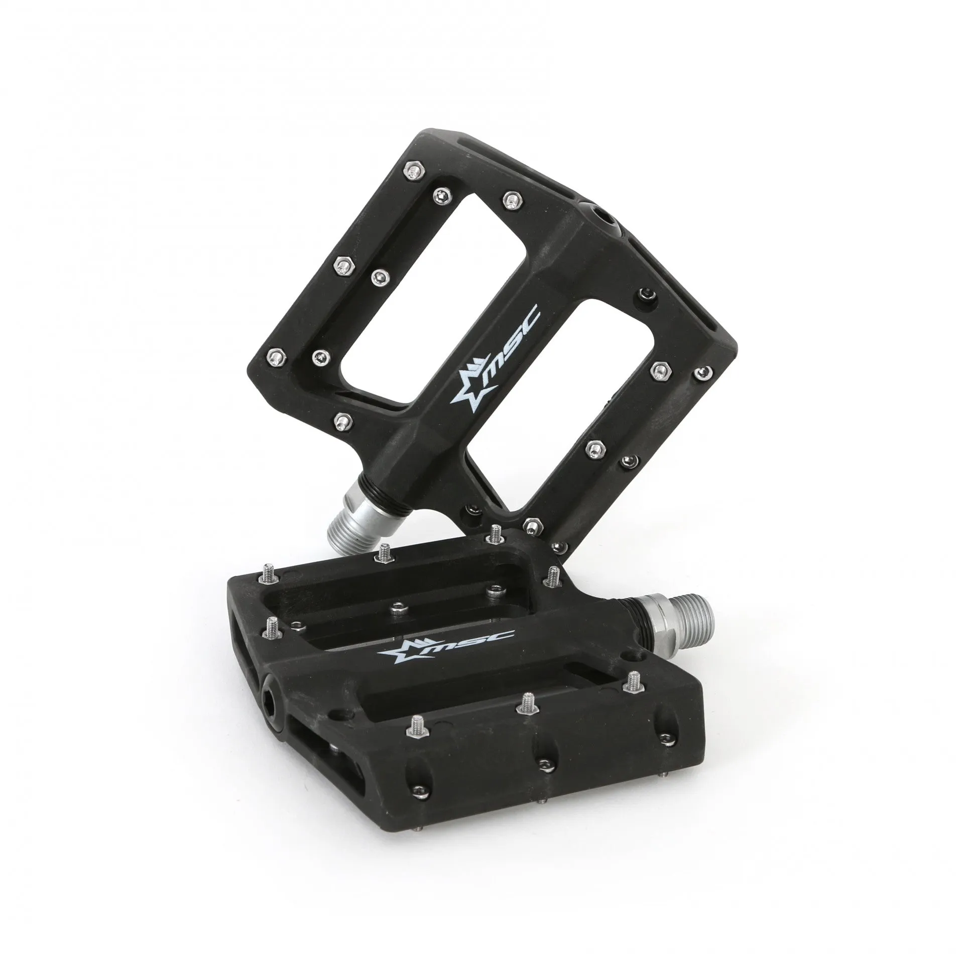 MSC Nylon flat Pedals with CrMo pins