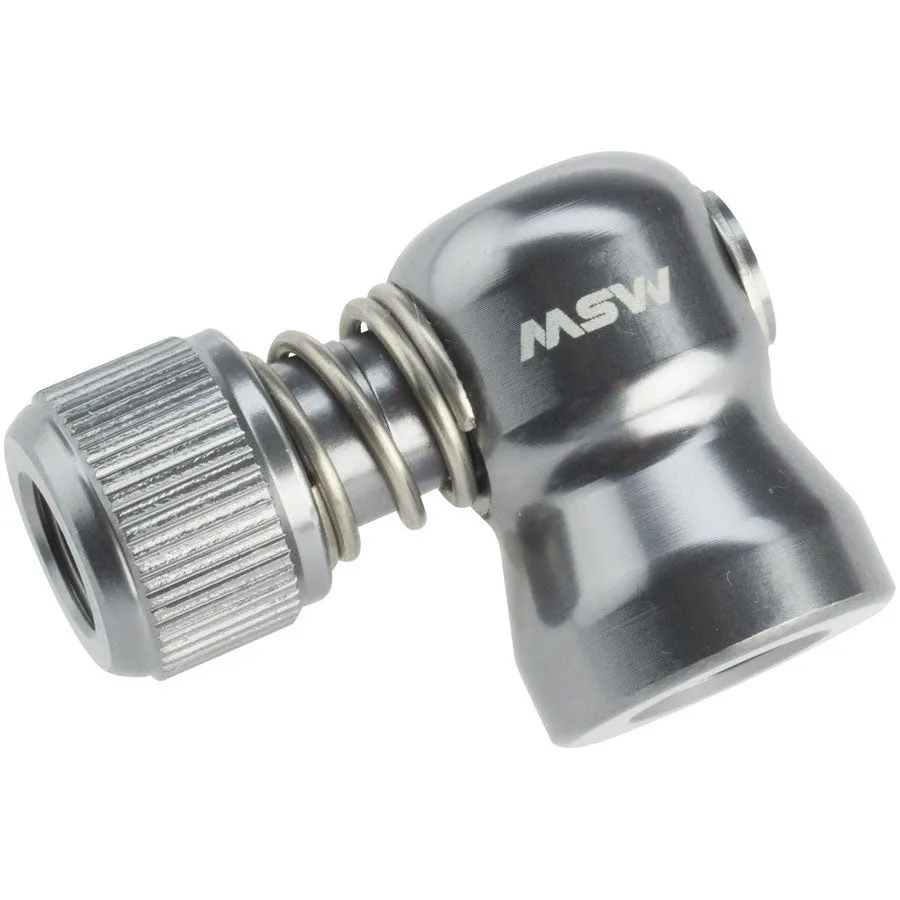 MSW Windstream Push 100 CO2 Inflator Head Silver