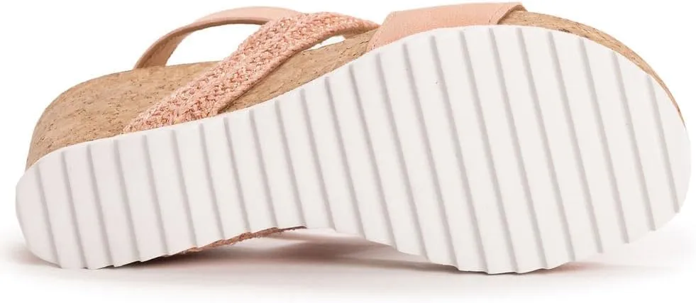 MUK LUKS Women's Wendy Wedge Sandal