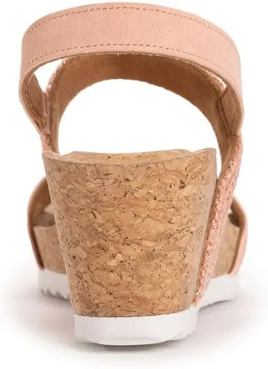 MUK LUKS Women's Wendy Wedge Sandal