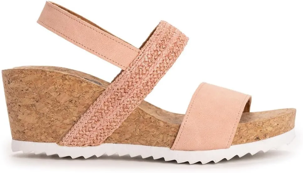 MUK LUKS Women's Wendy Wedge Sandal