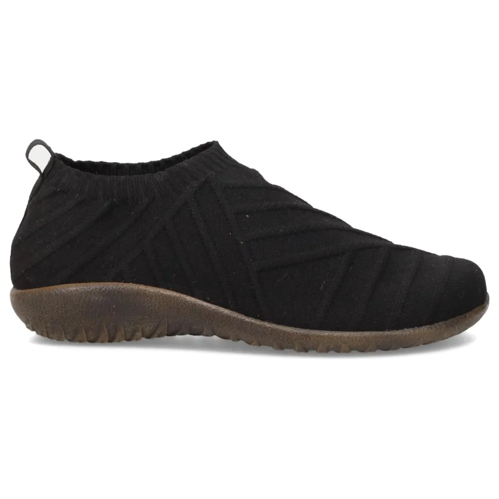 Naot Okahu Black Knit Shoe (Women's)